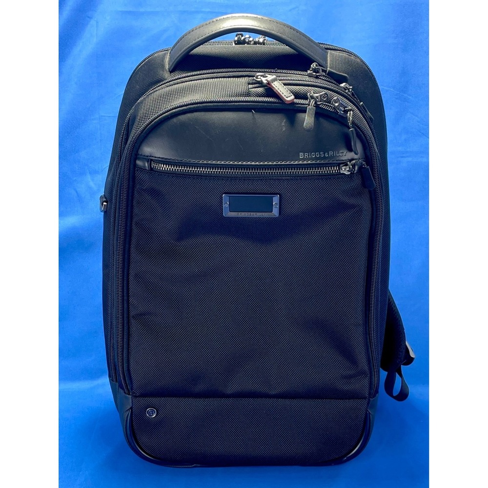 Briggs & Riley @Work KP422 Backpack Black Ballistic Nylon Laptop Travel